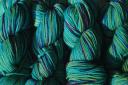 Austin Peacock colorway from See Jayne Knit Yarns