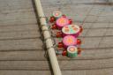 Fimo clay & glass beads