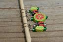 Fimo clay & glass beads